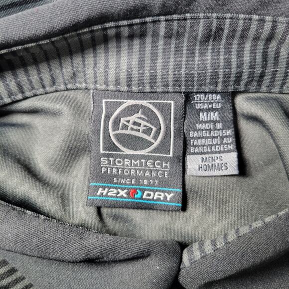 Stormtech Vibe‎ Performance Polo VP-1 Stripe Print M NWT - Picture 4 of 15